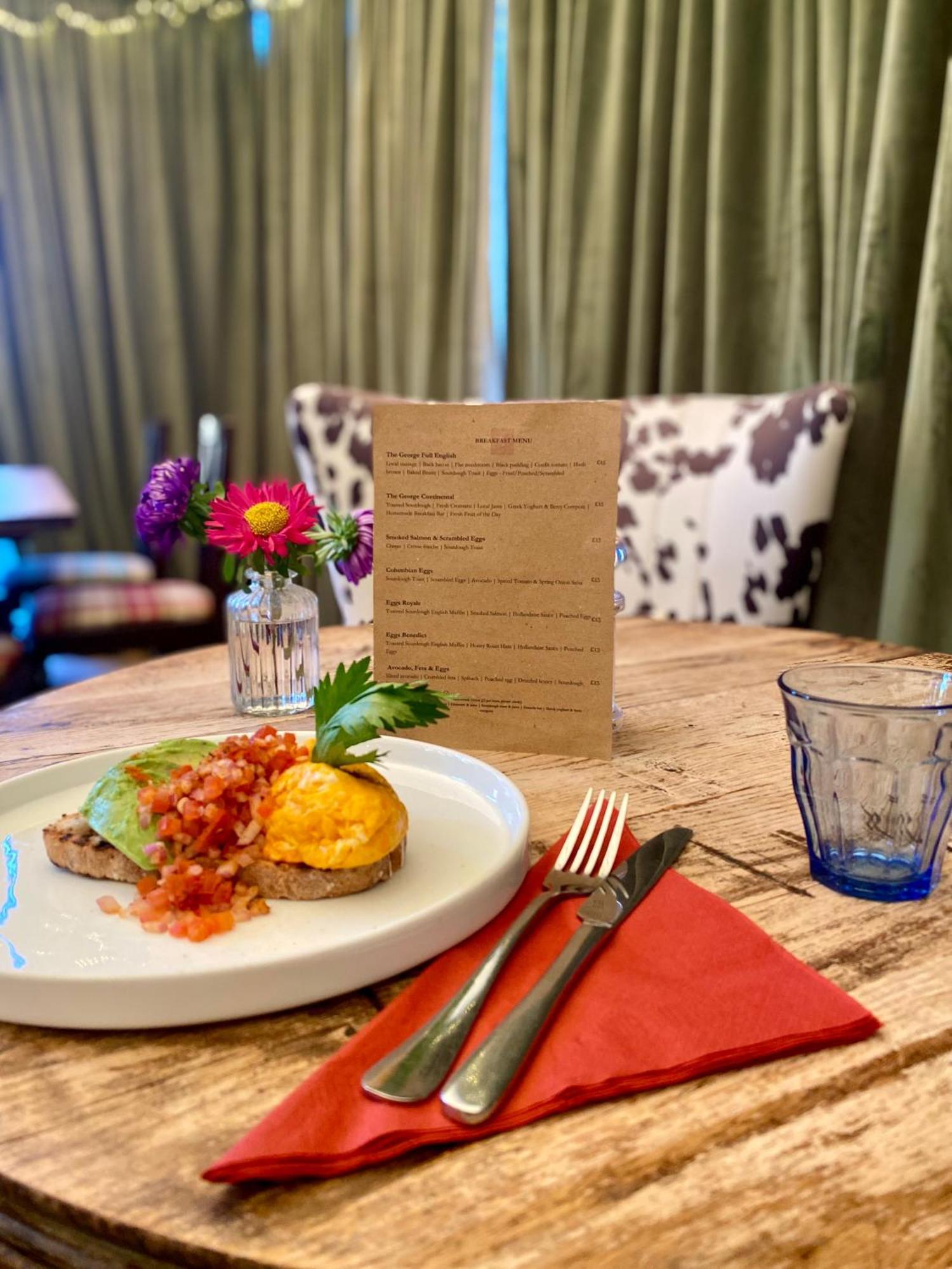 The George Inn Barford St Michael 외부 사진 A menu